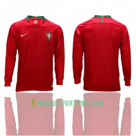 Koszulka Portugalsko Mistrzostwa Świata 2018 Domowe Stroje Piłkarskie Długi Rękaw